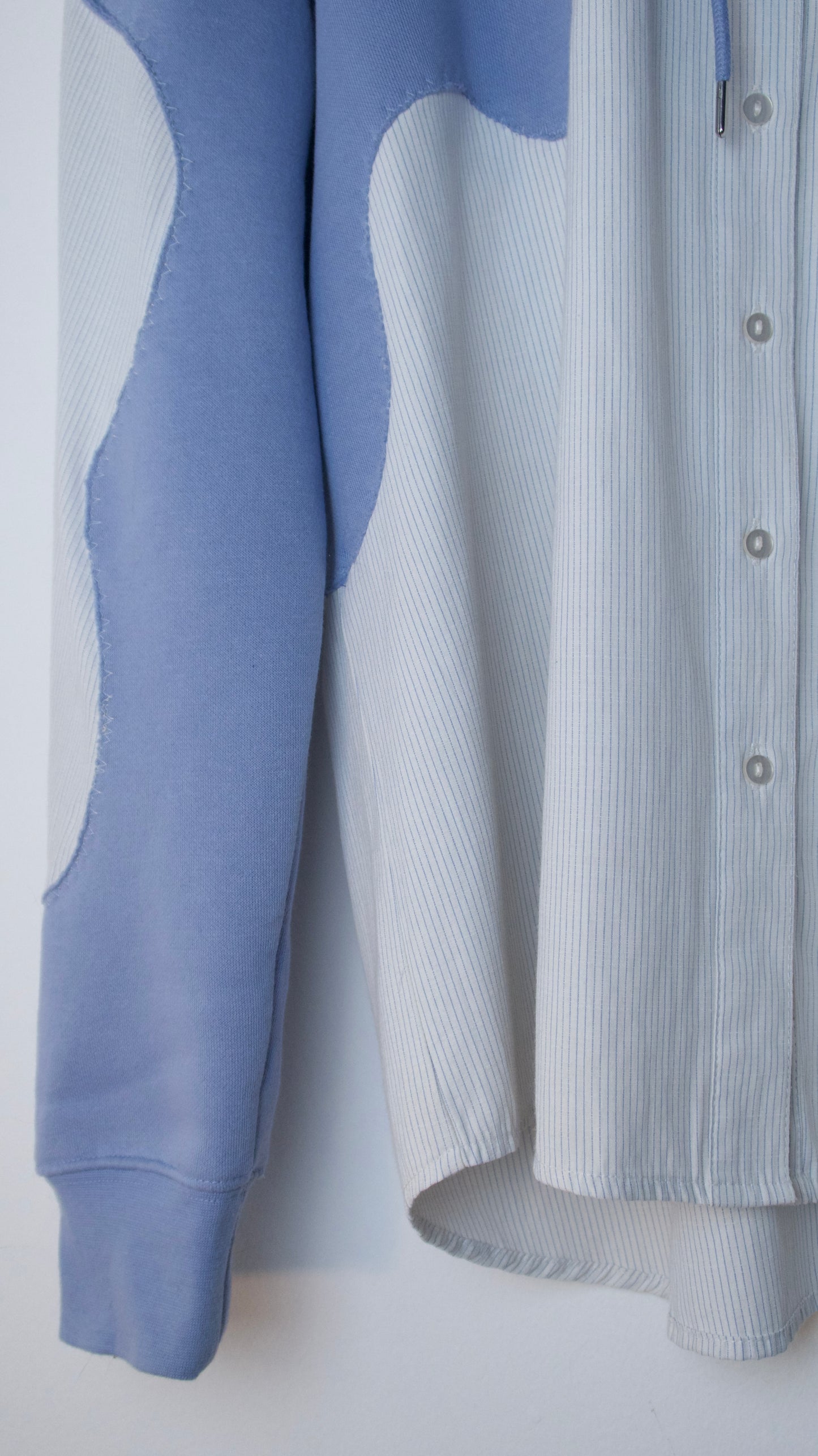 Layered Luxe: Hoodie and Shirt Combined