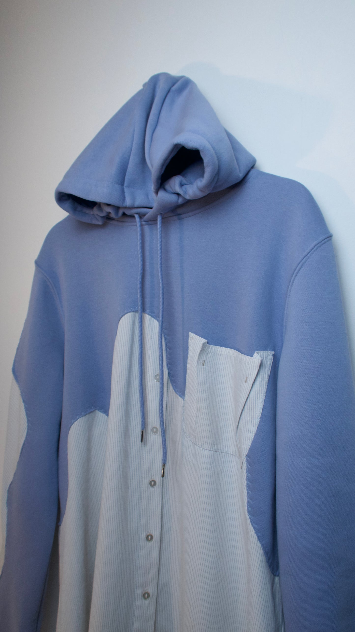 Layered Luxe: Hoodie and Shirt Combined