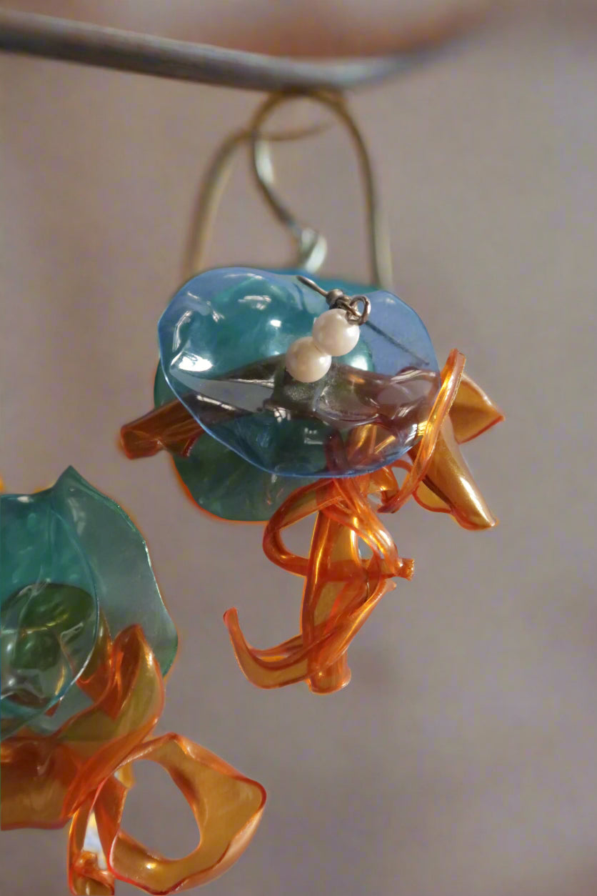 Handcrafted Recycled Plastic Jewelry for a Greener Future