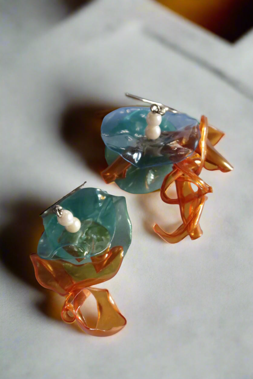 Handcrafted Recycled Plastic Jewelry for a Greener Future