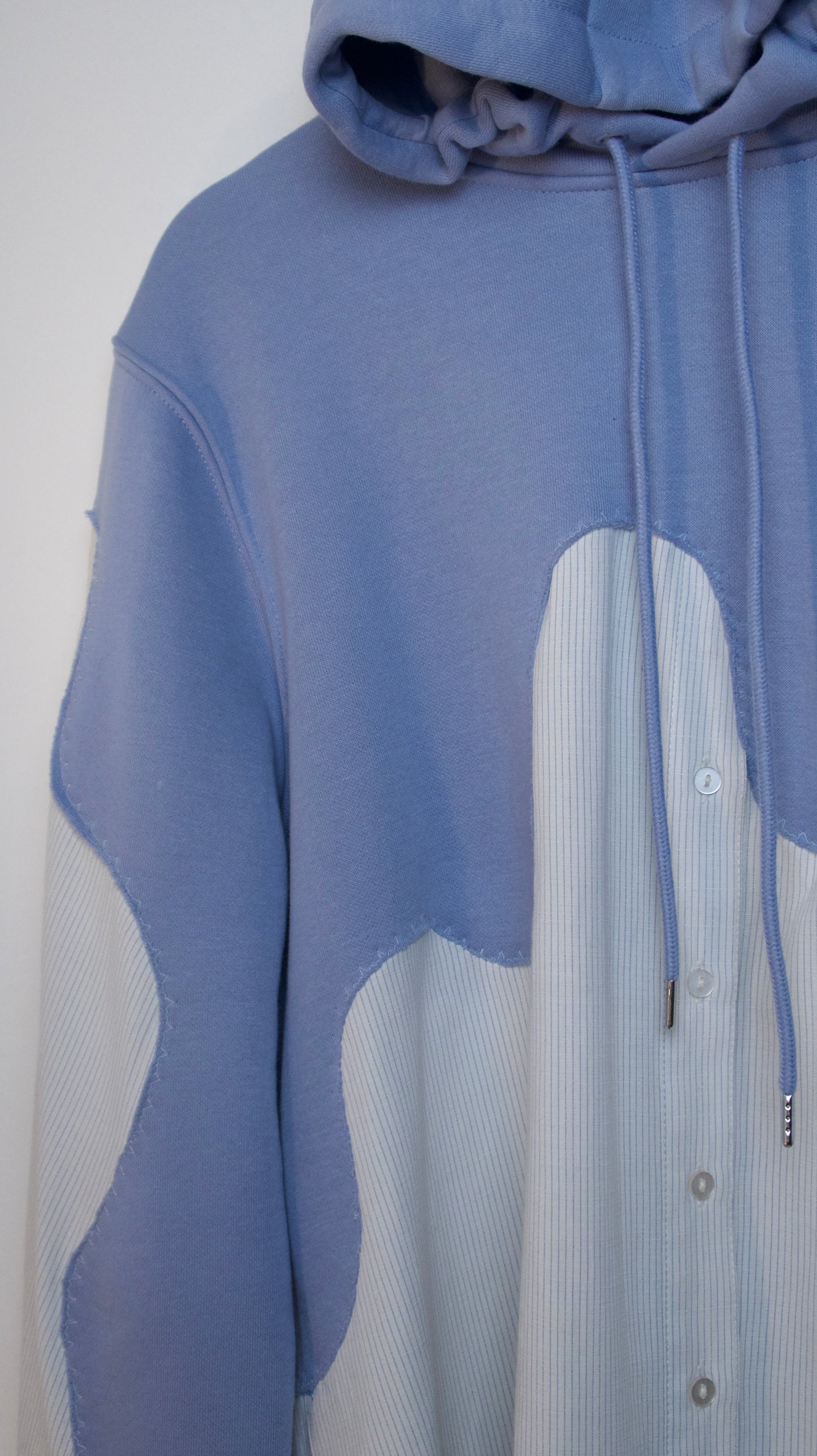 Layered Luxe: Hoodie and Shirt Combined