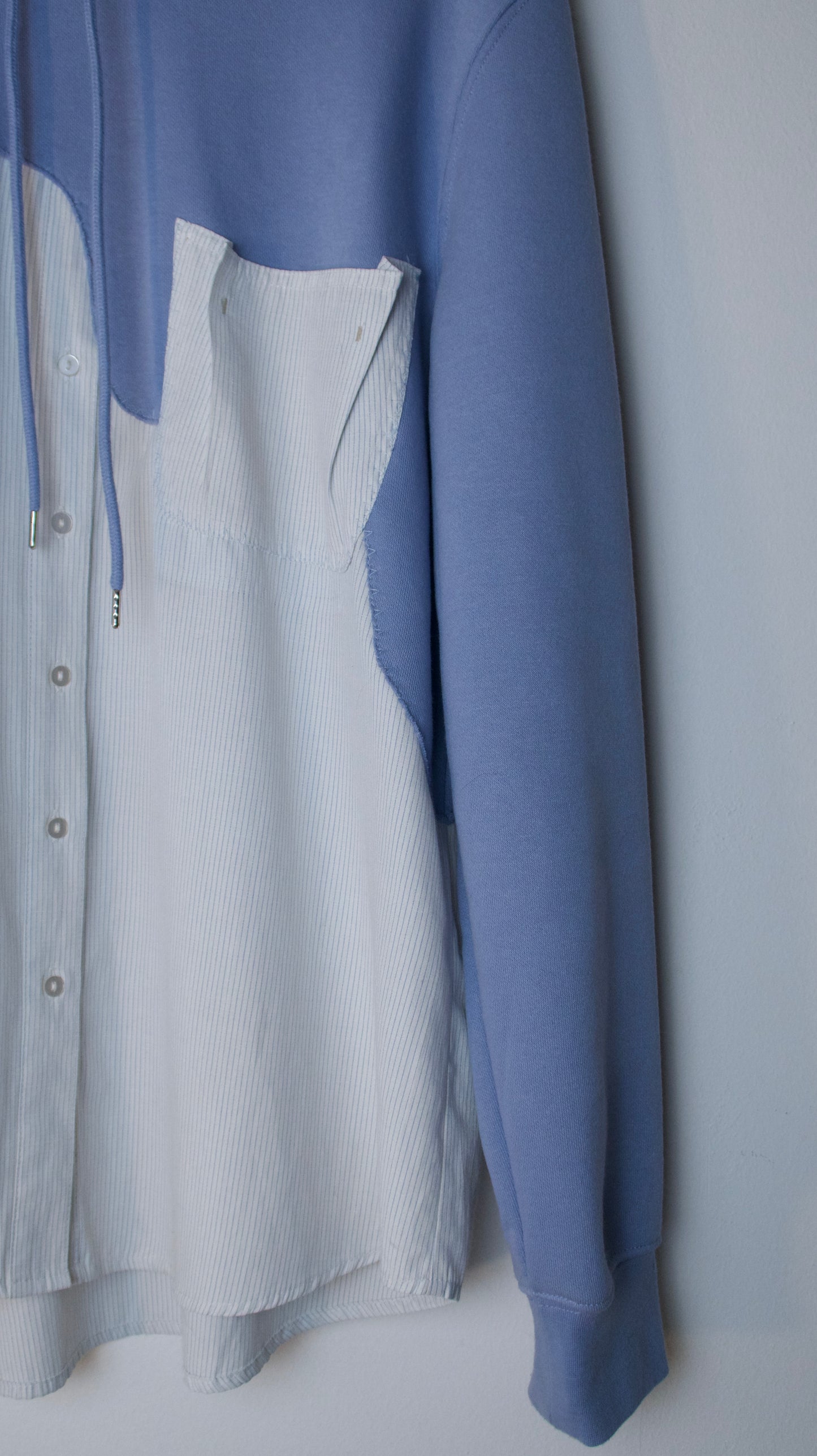 Layered Luxe: Hoodie and Shirt Combined