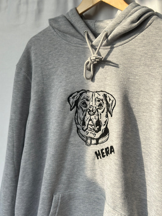 Custom Embroidered Pet Hoodie – Your Pet, Your Style!