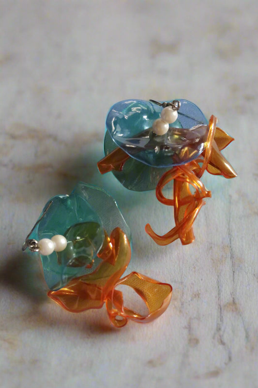 Handcrafted Recycled Plastic Jewelry for a Greener Future